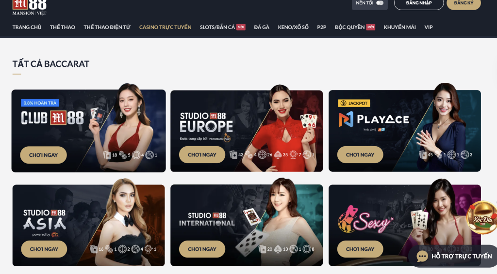 Baccarat M88: Giải thích